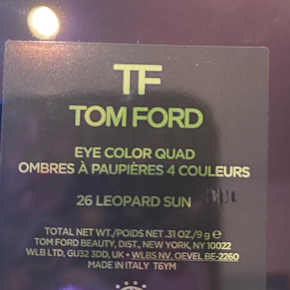 Tom Ford Eyeshadow Quad: Leopard Sun - Picture 3 of 4